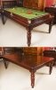 Antique 8ft Victorian Rollover Slate Bed Snooker Dining Table 19th C