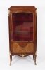 Antique French Ormolu Mounted Walnut Display Cabinet Circa 1920