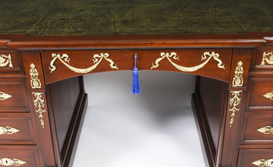 Celebrating the Craftsmanship of Antique Partners Desks
