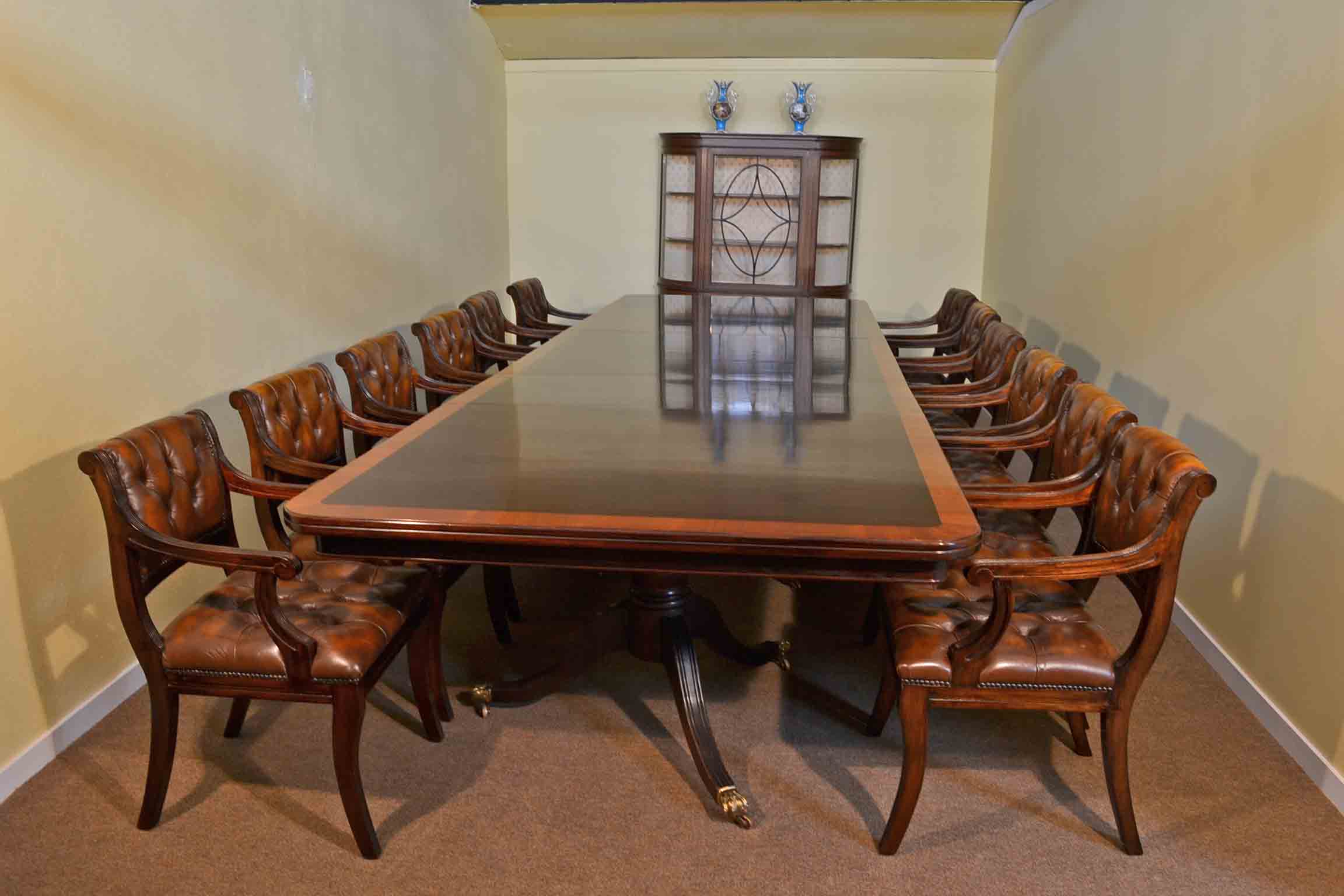 Mahogany conference deals table