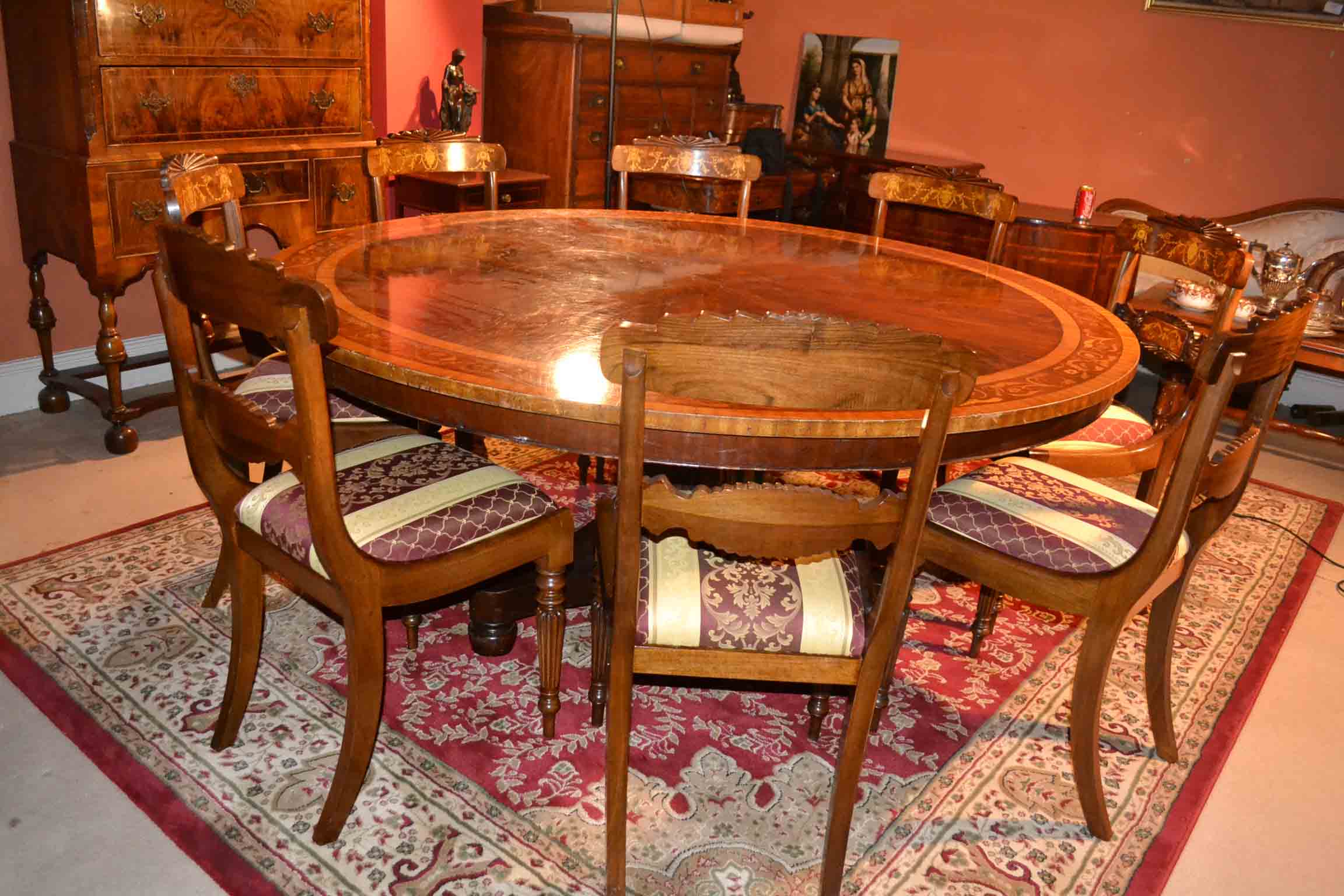 old english dining room table