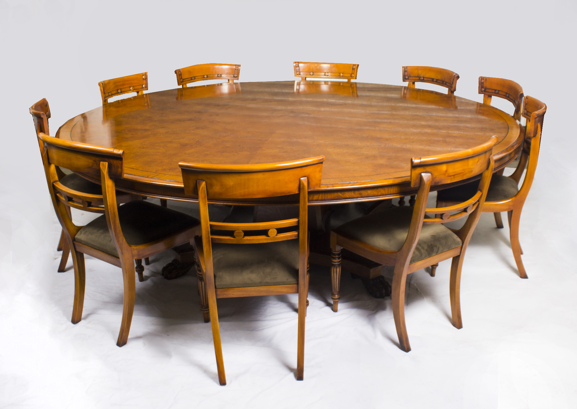 8 Foot Round Dining Room Table