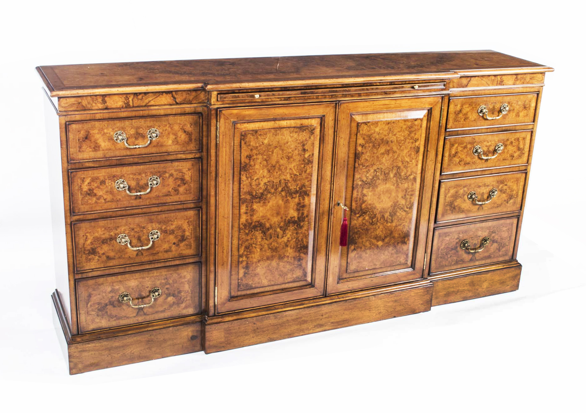 Regent Antiques - Sideboards - Elegant Burr Walnut Sideboard Chiffonier