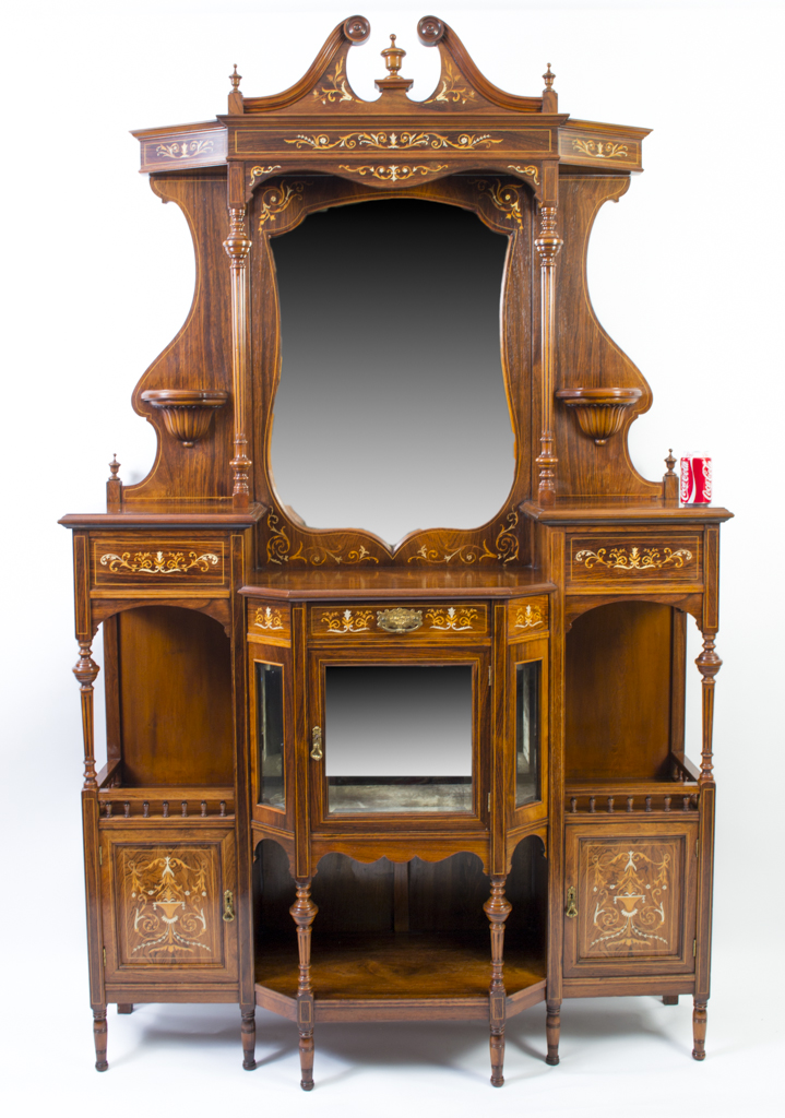 06048-Antique-Edwardian-Rosewood-Inlaid-Cabinet-c.1900-20