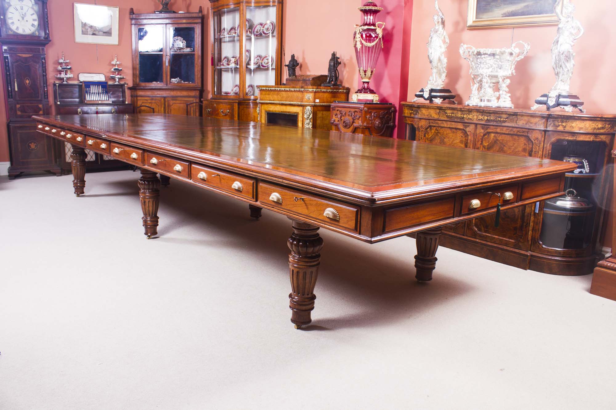 antique conference table