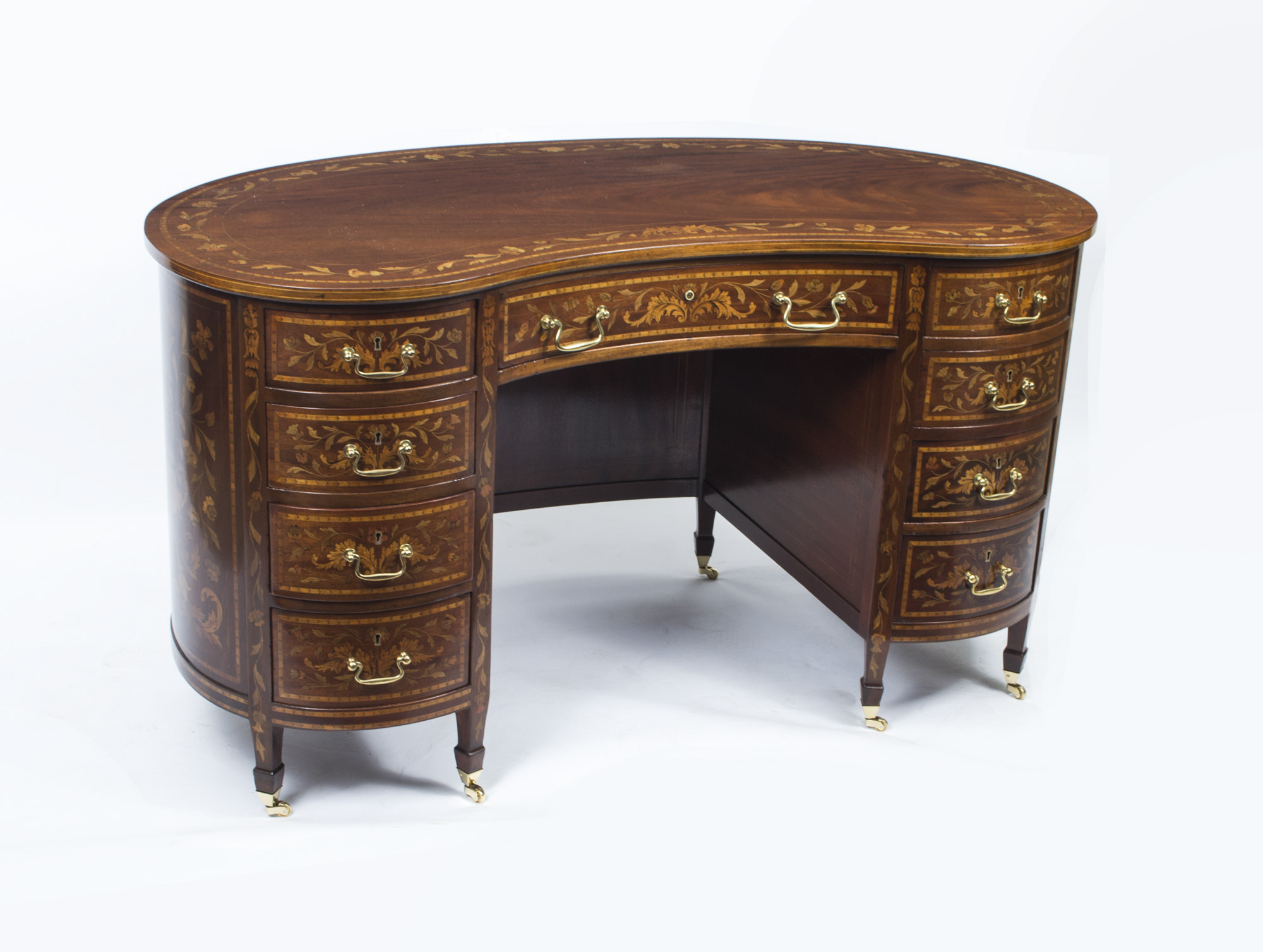 kidney desk antique