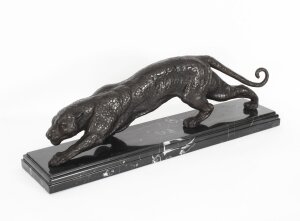 Bronze Panther | Bronze Sculpture of a Panther | Ref. no. 01646 | Regent Antiques