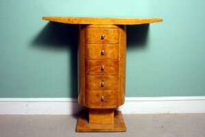 Stunning Birdseye Maple Deco Style Console Table | Ref. no. 01909 | Regent Antiques