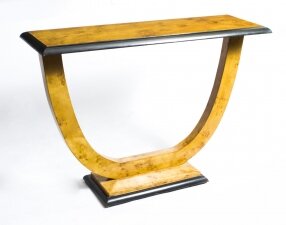 Art Deco Style Birdseye Maple Console Table | Ref. no. 01923 | Regent Antiques