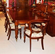 Grand English Regency Dining Table & 8 Chairs Mahogany | Ref. no. 01969c | Regent Antiques