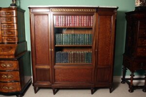 Antique French Mahogany Bookcase Display Cabinet c.1880 | Ref. no. 02059 | Regent Antiques