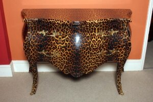 Large Funky Chic Leopard Pattern Chest of Drawers | Ref. no. 02286 | Regent Antiques