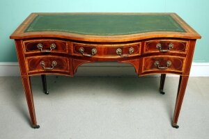 Antique Edwardian Inlaid Mahogany Writing Table | Ref. no. 02314 | Regent Antiques