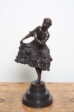 Charming Art Deco Bronze Dancing Girl Colinet | Ref. no. 02437 | Regent Antiques