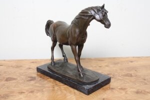 Stunning Bronze Horse Stallion Sculpture Milo | Ref. no. 02458 | Regent Antiques