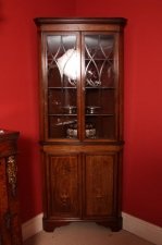 Antique English Edwardian Inlaid Corner Cabinet C1900 | Ref. no. 02802 | Regent Antiques