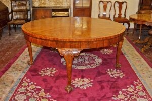 Vintage Queen Anne Dining Table 5 ft Round | Ref. no. 03167 | Regent Antiques