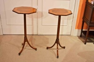 Pair Antique Edwardian Occasional Tripod Tables C1900 | Ref. no. 03208 | Regent Antiques