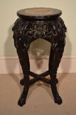 Antique Chinese Hardwood Plant Stand Pedestal  C1900 | Ref. no. 03437 | Regent Antiques