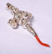 Antique Victorian Silver 5 Bell Baby Rattle  1903 | Ref. no. 03554 | Regent Antiques