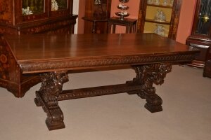 Antique rosewood refectory dining / writing table C1900 | Ref. no. 03692 | Regent Antiques