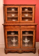 Antique French Kingwood Display Cabinet  C1860 | Ref. no. 03907 | Regent Antiques