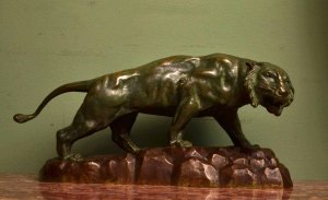 Antique Art Deco  Bronze Panther Sculpture Rousseau | Ref. no. 03929 | Regent Antiques