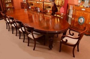 Antique Victorian Dining Table C 1870  & set  10 chairs | Ref. no. 03978c | Regent Antiques