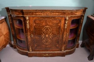 Antique Victorian Walnut Inlaid Credenza C1860 | Ref. no. 04227 | Regent Antiques