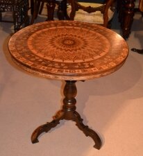 Antique  Italian Marquetry  Centre Work Table C 1860 | Ref. no. 04239 | Regent Antiques