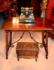 Antique Small Spanish Oak Centre Table c.1900 | Ref. no. 04611 | Regent Antiques