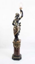 Antique Venetian Blackamoor Torchiere Lamp c.1860 | Ref. no. 05257 | Regent Antiques