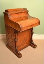 Antique Burr Walnut Pop Up Davenport Desk C1860 | Ref. no. 05296 | Regent Antiques