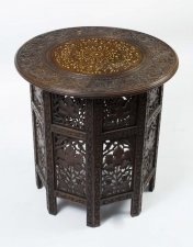 Antique Anglo Indian Inlaid Hardwood Side Table c.1890 | Ref. no. 05356 | Regent Antiques