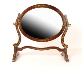 Antique Hand Painted Dressing Table Mirror c.1900 | Ref. no. 05618 | Regent Antiques