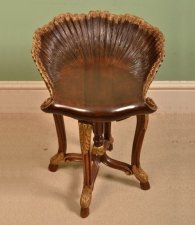 Antique Venetian Grotto Music Chair Stool c.1880 | Ref. no. 05725 | Regent Antiques