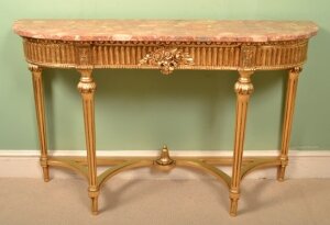 Vintage Sheraton Style Giltwood Console Table | Ref. no. 05739 | Regent Antiques