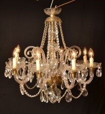 Stunning Vintage Venetian Glass 8 Branch Chandelier | Ref. no. 05820a | Regent Antiques