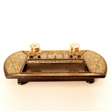 Antique French Boulle Cut Brass  Inlaid Inkstand c.1840 | Ref. no. 05948 | Regent Antiques