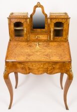 Antique Victorian Walnut Inlaid Bonheur Du Jour c.1860 | Ref. no. 06003 | Regent Antiques