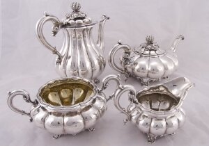 Antique Silver 4 Piece Tea & Coffee Set William IV 1829 | Ref. no. 06024 | Regent Antiques