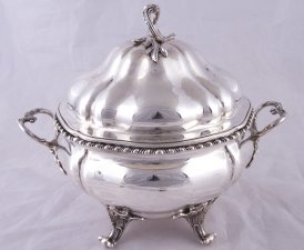 Antique Victorian English Sterling Silver Tureen 1898 | Ref. no. 06036 | Regent Antiques