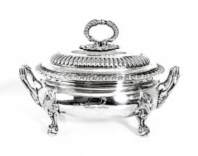 Antique Paul Storr Sterling Silver Sauce Tureen 1820 | Ref. no. 07213 | Regent Antiques