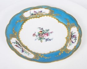 Antique 18th Century Sevres Porcelain Plate Chateau Trianon | Ref. no. 07294 | Regent Antiques