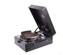 Vintage Portable HMV Gramophone Mod 102 As New | Ref. no. 07417 | Regent Antiques