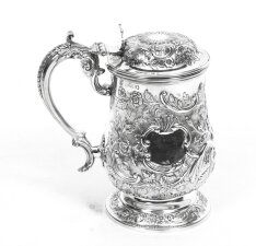 Antique Sterlling Silver Lidded Tankard Paul Storr  1823 | Ref. no. 07903 | Regent Antiques