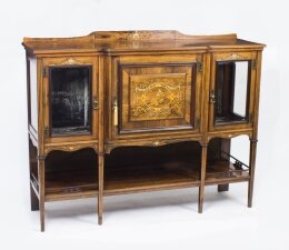 Antique Rosewood Marquetry Salon  Side Cabinet  C.1890 | Ref. no. 07952E | Regent Antiques