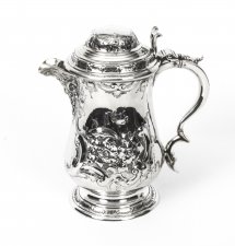 Antique English Silver Plate Ewer Lipped Tankard  C1860 Martin Hall | Ref. no. 08243 | Regent Antiques