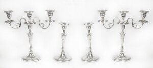 Antique Set Comprising Pair Candelabra and a Pair Candlesticks 19th C | Ref. no. 08836 | Regent Antiques