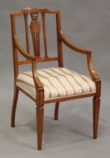 Antique Edwardian Mahogany Inlaid Armchair C.1900 | Ref. no. 09250 | Regent Antiques